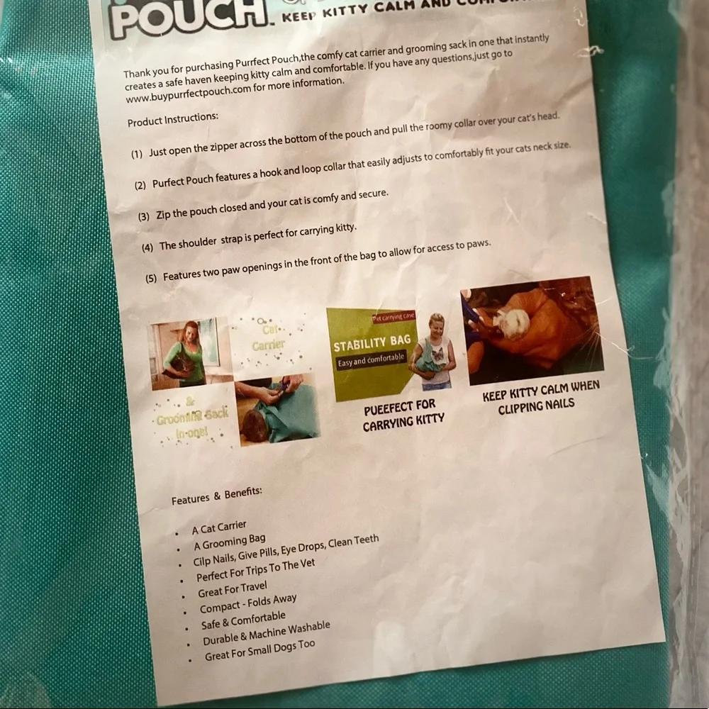 Purrfect Pouch these are